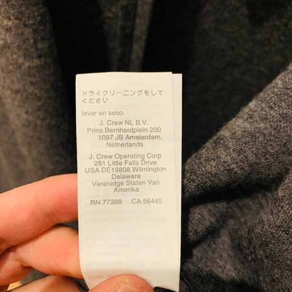 J. Crew Slim-fit knit suit jacket in wool-cotton blend Size Large Ax264 - Picture 10 of 16